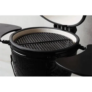2 grilles demi-lune fonte barbecue kamado Kamal Ø 60 cm