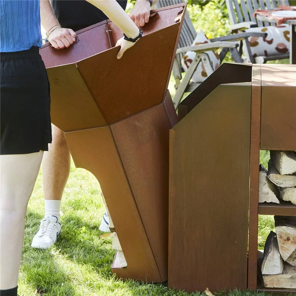 Adaptador Premium de Acero Corten para Brasero Nestor & Buddy