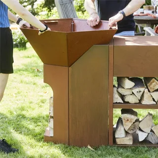 Adaptador Premium de Acero Corten para Brasero Nestor & Buddy