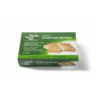 Encendedores Ecológicos Big Green Egg 24 Piezas Cera de Abeja Natural Barbacoa