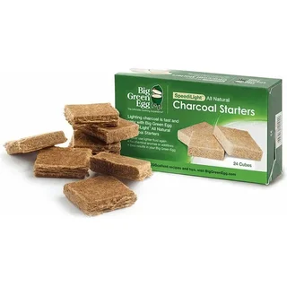 Encendedores Ecológicos Big Green Egg 24 Piezas Cera de Abeja Natural Barbacoa