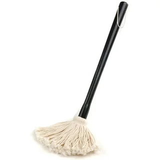 Mopa de Salsa Steven Raichlen 45cm Mango Madera Cabeza Algodón Reemplazable Barbacoa