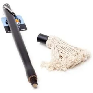 Mopa de Salsa Steven Raichlen 45cm Mango Madera Cabeza Algodón Reemplazable Barbacoa