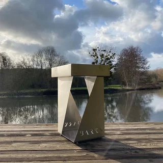 Barbacoa Carbón Acero Inoxidable Barks n°1 - 10 Comensales, Encendido Rápido, Brasero