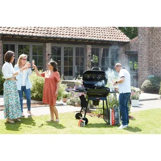 Barbecook Magnus Premium Barbacoa de Carbón - Parrilla de Hierro Fundido para 14 Personas