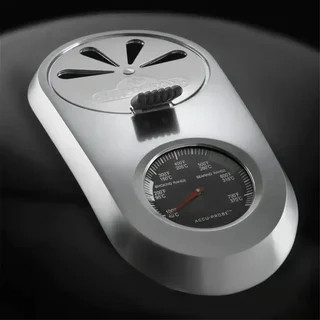 Barbacoa de carbón Napoleon PRO 22K con carro y parrillas WAVE de hierro fundido