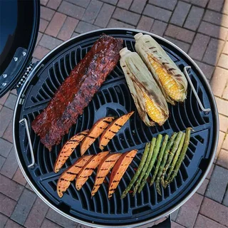 Barbacoa Carbón Napoleon PRO 22K Parrilla Redonda Premium Hierro Fundido Esmaltado WAVE 57 cm