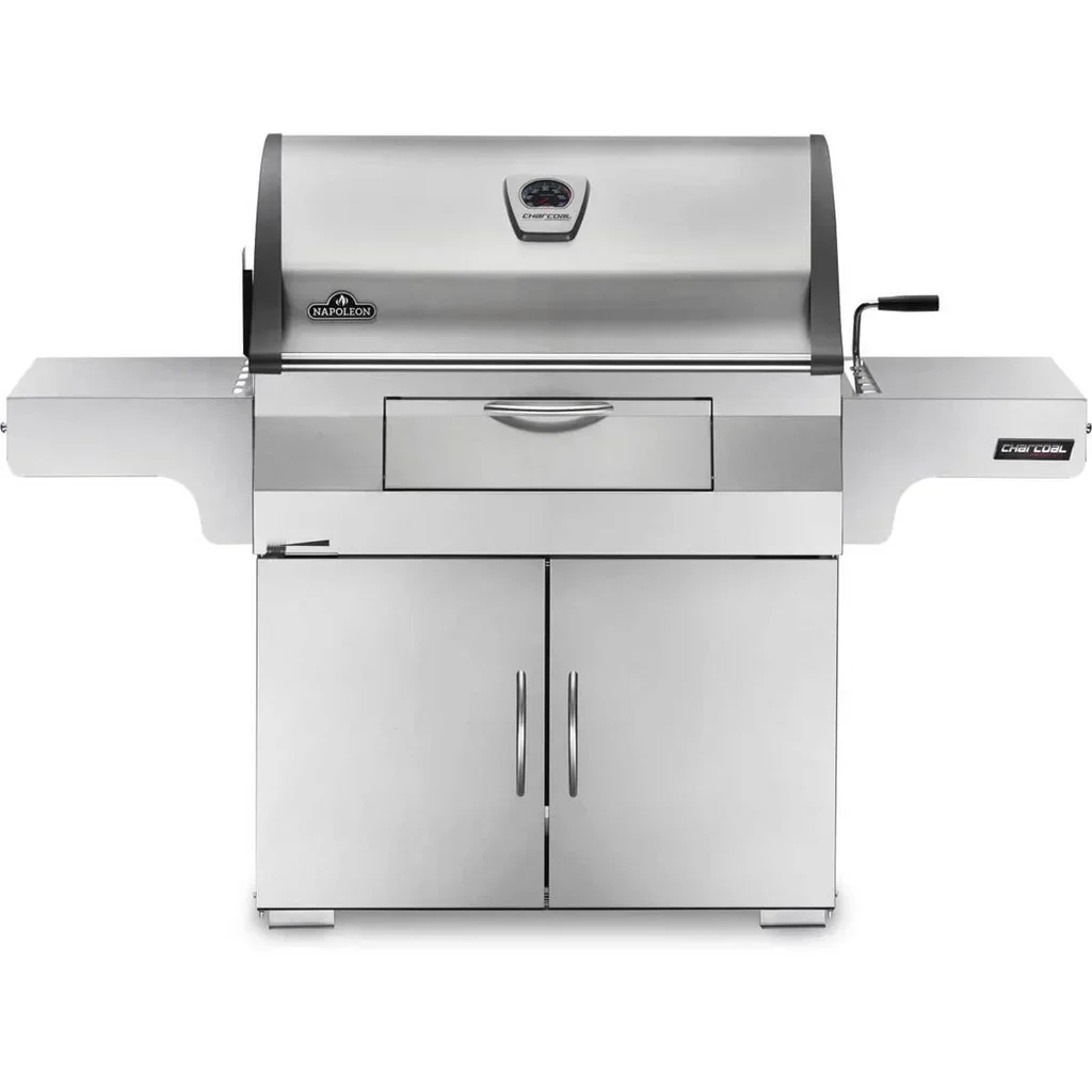 Barbacoa de carbón Napoleon PRO 605 acero inoxidable profesional