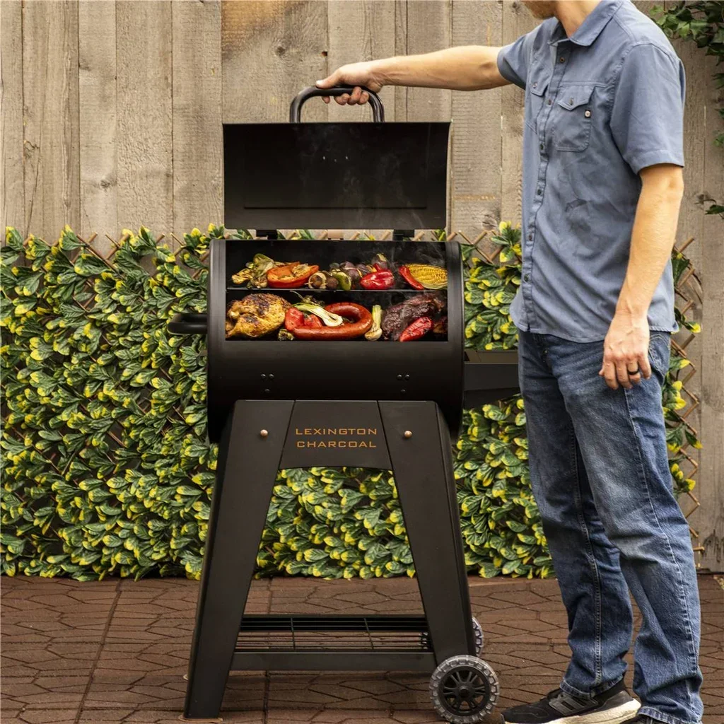 Barbacoa de Carbón Pit Boss Onyx Lexington 3503 cm² Portátil Negro Mate