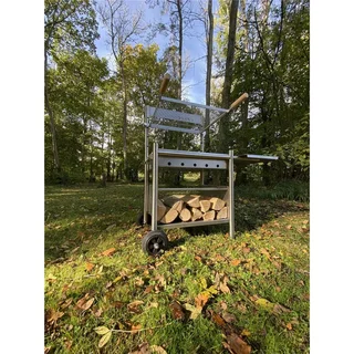 Barbacoa Carbón Acero Inoxidable 304 Premium Barks N°5 - 60x48cm 12 Personas