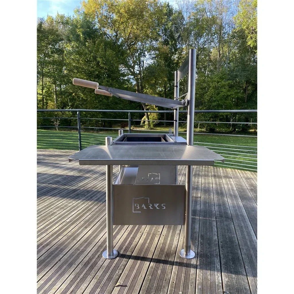 Barbacoa Carbón Acero Inoxidable 304 Premium Barks N°5 - 60x48cm 12 Personas