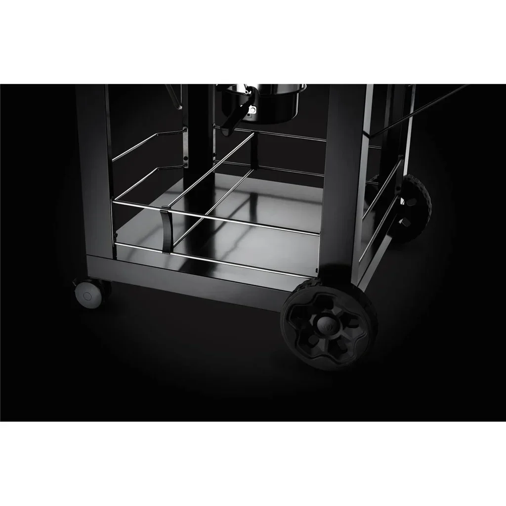 Barbacoa de carbón Napoleon Kettle PRO 57 cm con carrito y parrillas de hierro fundido WAVE