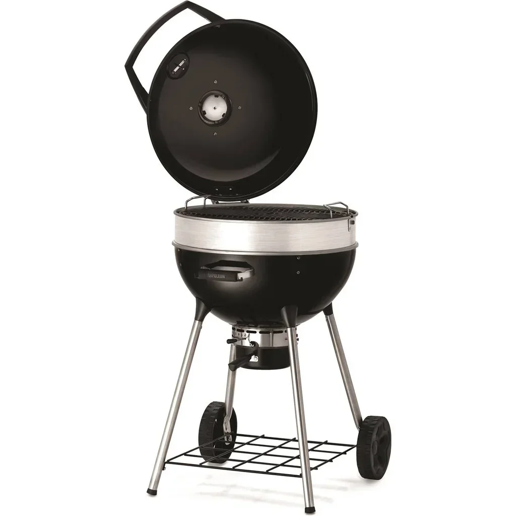 Barbacoa de carbón Napoleon Kettle PRO 57 cm con parrilla de hierro fundido WAVE
