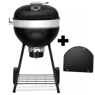 Barbacoa carbón Napoleon Kettle PRO Phantom Ø57 cm negro mate con plancha