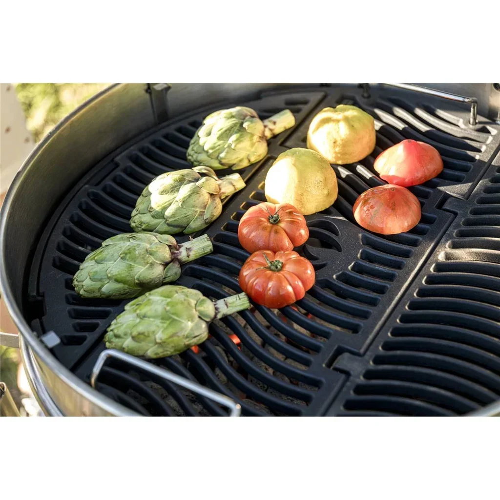 Barbacoa carbón Napoleon Kettle PRO Phantom Ø57 cm negro mate con plancha