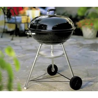 Barbacoa de carbón Weber Kettle 47 cm compacta para asar
