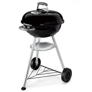 Barbacoa de carbón Weber Kettle 47 cm compacta para asar