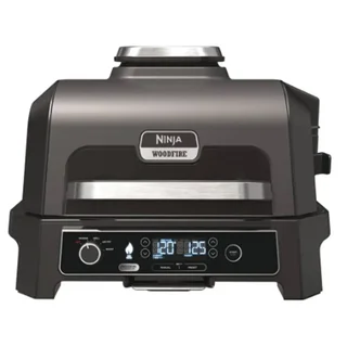 Barbacoa eléctrica ahumador Ninja Woodfire XL 7 en 1 parrilla exterior 45x31 cm