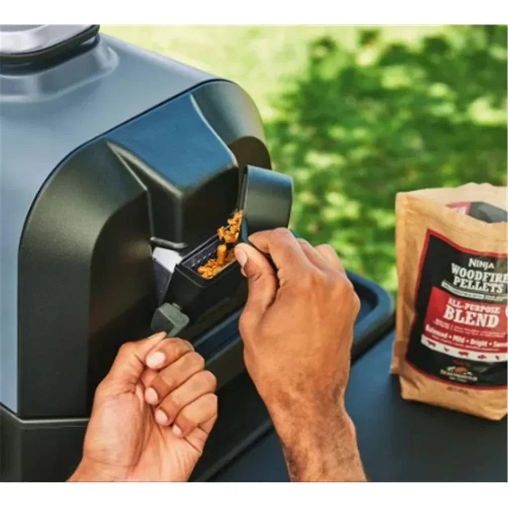 Barbacoa eléctrica 7 en 1 Ninja Woodfire XL ProConnect con ahumador integrado