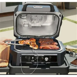 Barbacoa eléctrica 7 en 1 Ninja Woodfire XL ProConnect con ahumador integrado