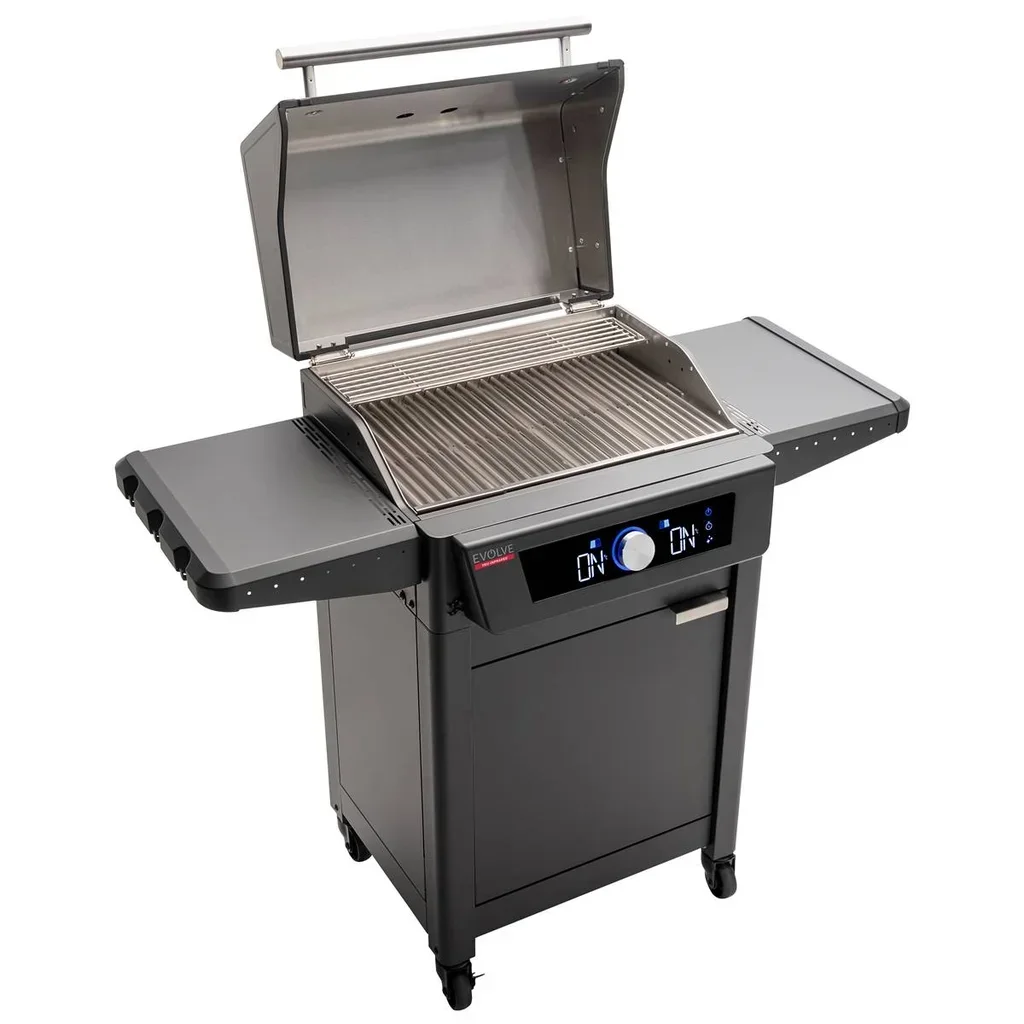 Char-Broil Evolve Smart Electric BBQ Grill with Digital Display and Meat Probes