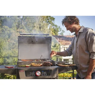 Char-Broil Evolve Smart Electric BBQ Grill with Digital Display and Meat Probes