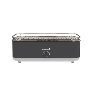 Barbacoa Eléctrica Portátil Barbecook E-Carlo Gris Medianoche Compacta Balcón
