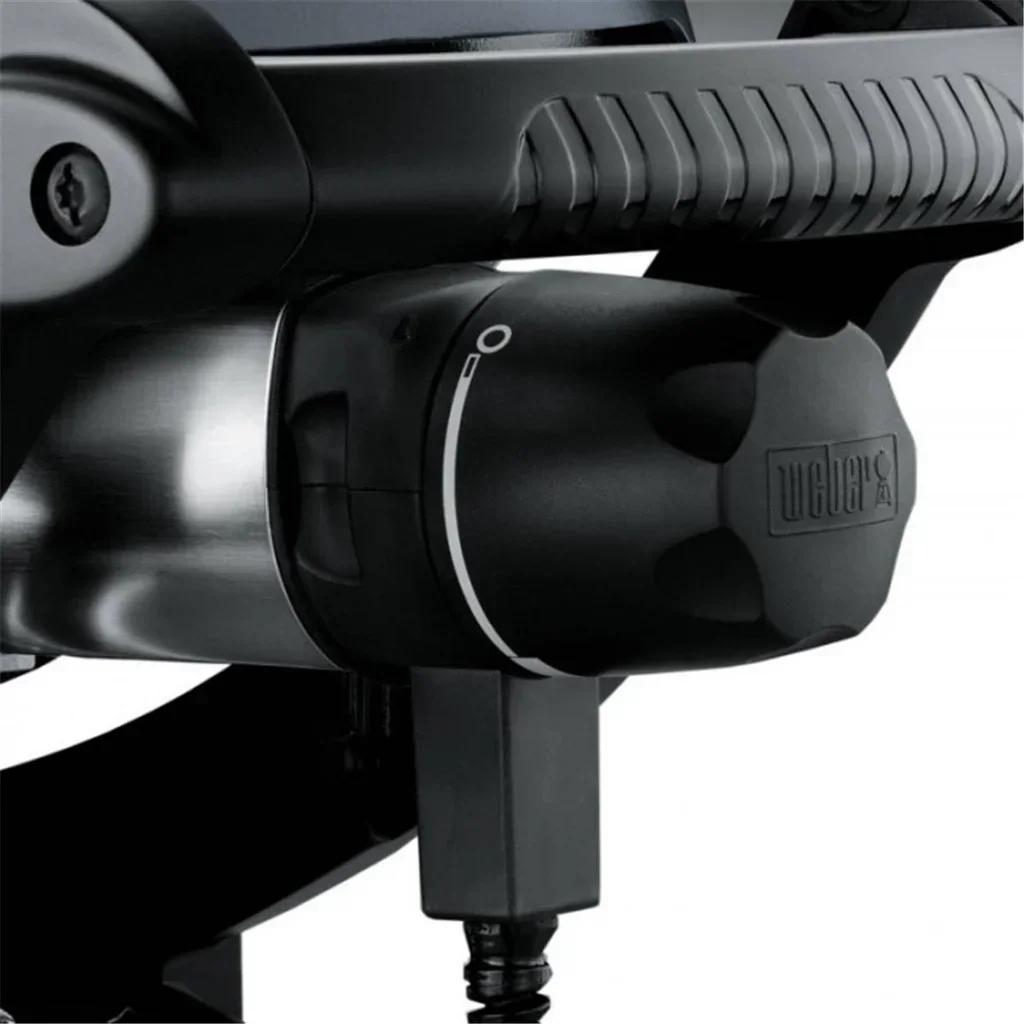 Barbacoa Eléctrica Weber Q 1400 con Pie Negro 2200W Hierro Fundido