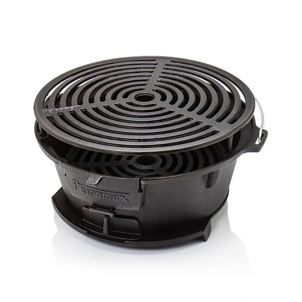 Barbacoa de Hierro Fundido Petromax TG3 - Parrilla Ajustable 40cm Jardín Exterior