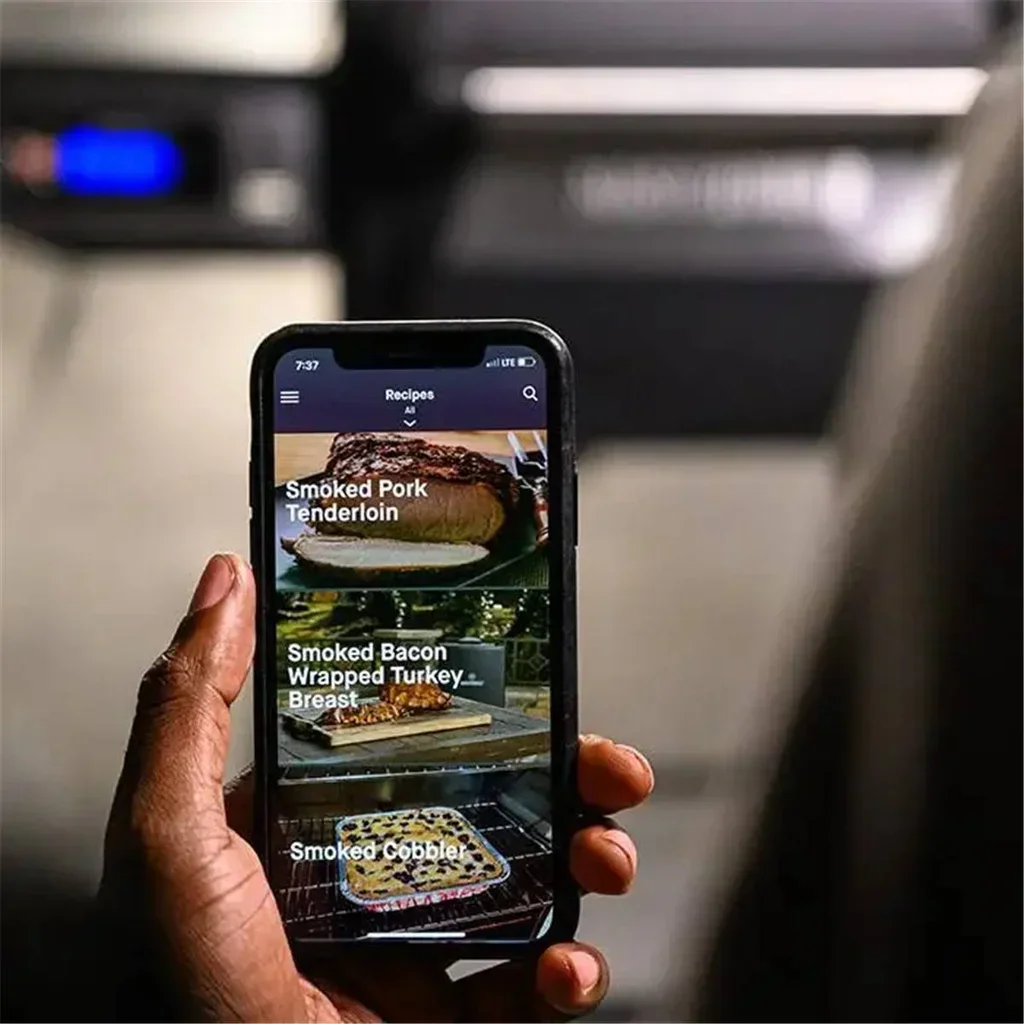 Barbacoa ahumador carbón Masterbuilt Gravity 560 conectado WiFi Bluetooth