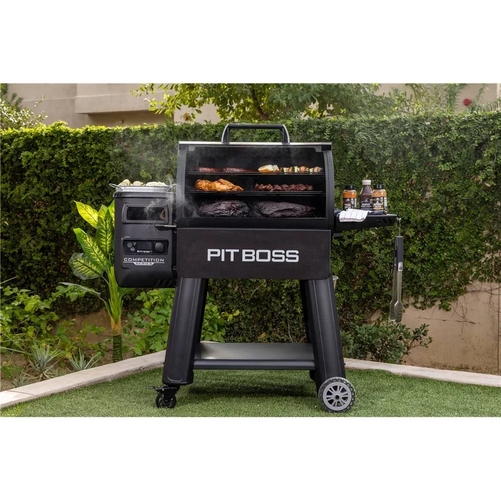 Barbecue Affumicatore a Pellet Pit Boss Competition Series 1250 Nero Opaco