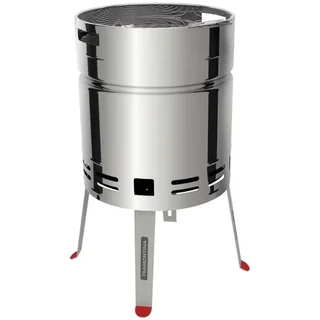Barbacoa de Carbón Barril Churrasco Acero Inoxidable Tramontina TCP 400 Premium