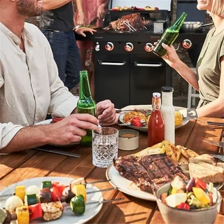 Barbacoa gas 3 quemadores Char-Broil Professional CORE B3 acero inoxidable