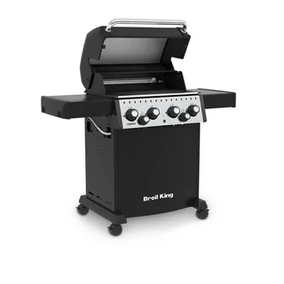 Barbacoa Gas Broil King Crown 480 - 4 Quemadores Acero Inoxidable con Asador Giratorio