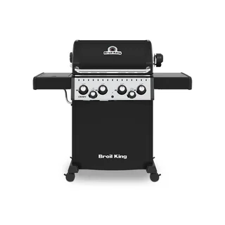 Barbacoa Gas Broil King Crown 480 - 4 Quemadores Acero Inoxidable con Asador Giratorio