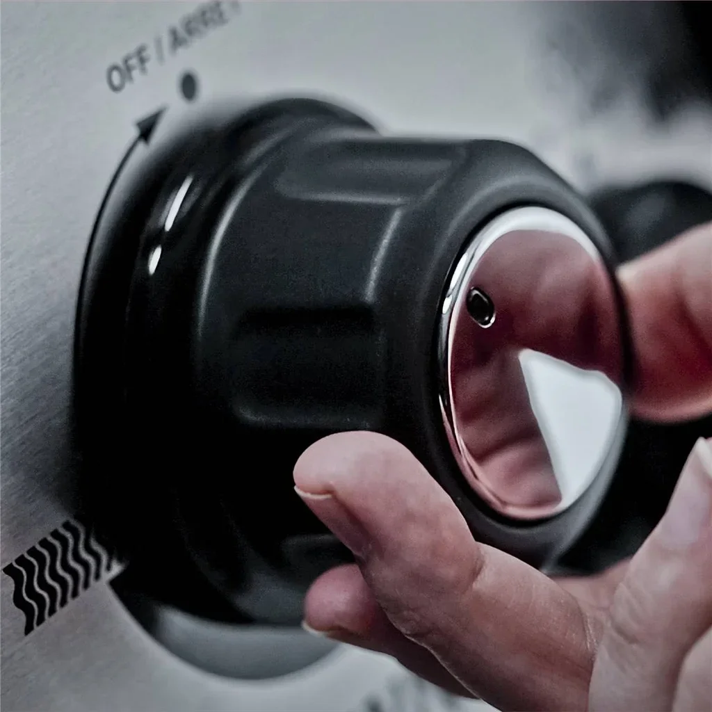 Barbacoa Gas Broil King Crown 480 - 4 Quemadores Acero Inoxidable con Asador Giratorio