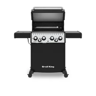 Barbacoa Gas Broil King Crown 480 - 4 Quemadores Acero Inoxidable con Asador Giratorio