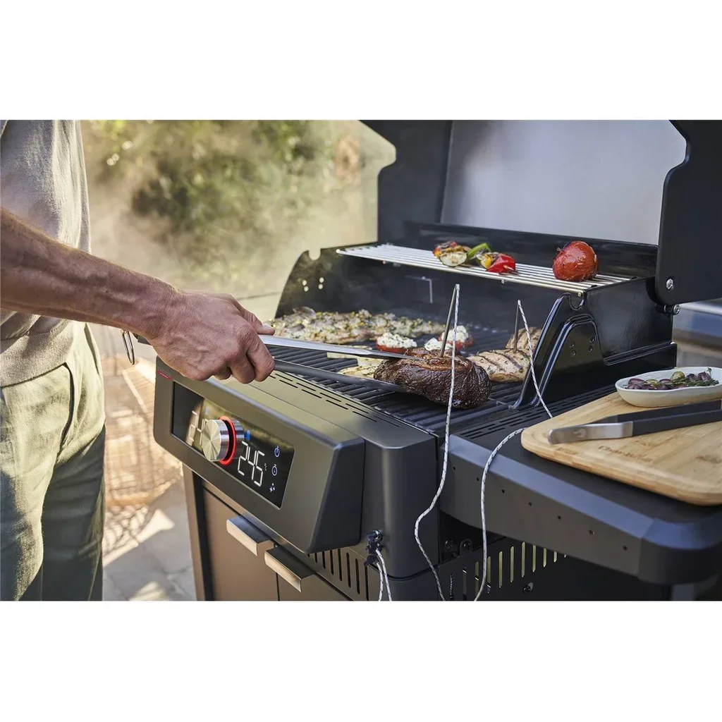Barbacoa a gas Char-Broil Evolve TRU-INFRARED de doble zona conectada