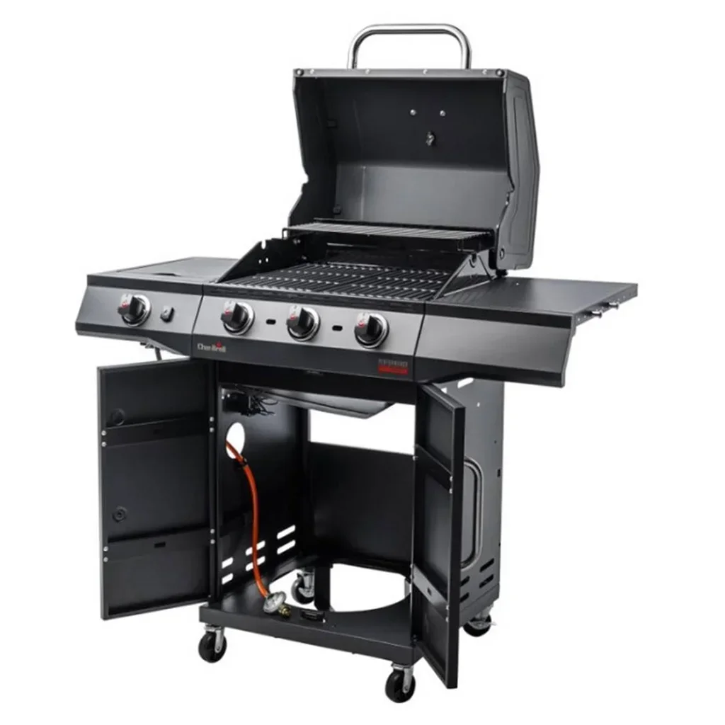 Barbacoa Gas Char-Broil Performance POWER EDITION 3 Quemadores Negro Acero Inoxidable