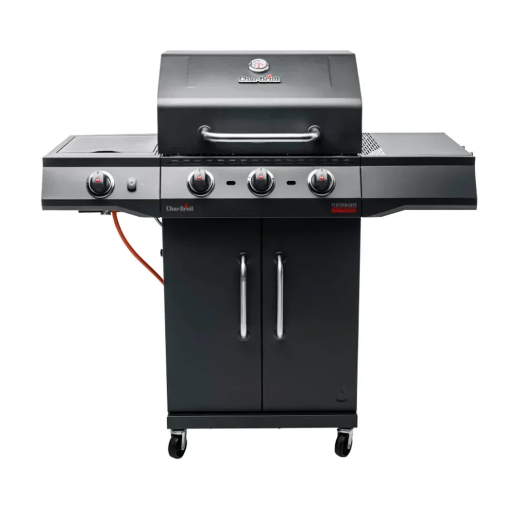 Barbacoa Gas Char-Broil Performance POWER EDITION 3 Quemadores Negro Acero Inoxidable
