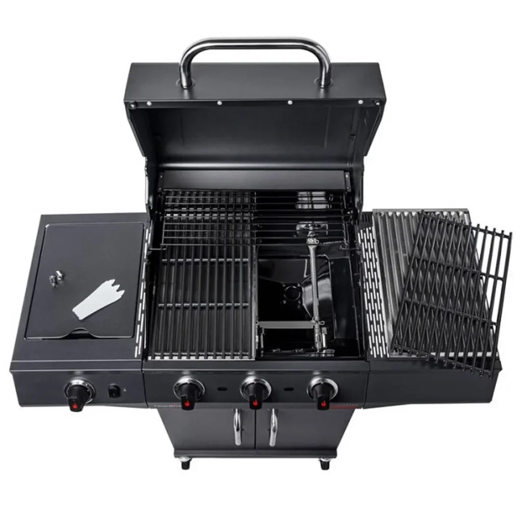 Barbacoa Gas Char-Broil Performance POWER EDITION 3 Quemadores Negro Acero Inoxidable