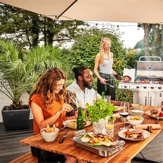 Barbacoa a Gas Char-Broil Performance PRO S4 – 4 Quemadores de Acero Inoxidable TRU-INFRARED