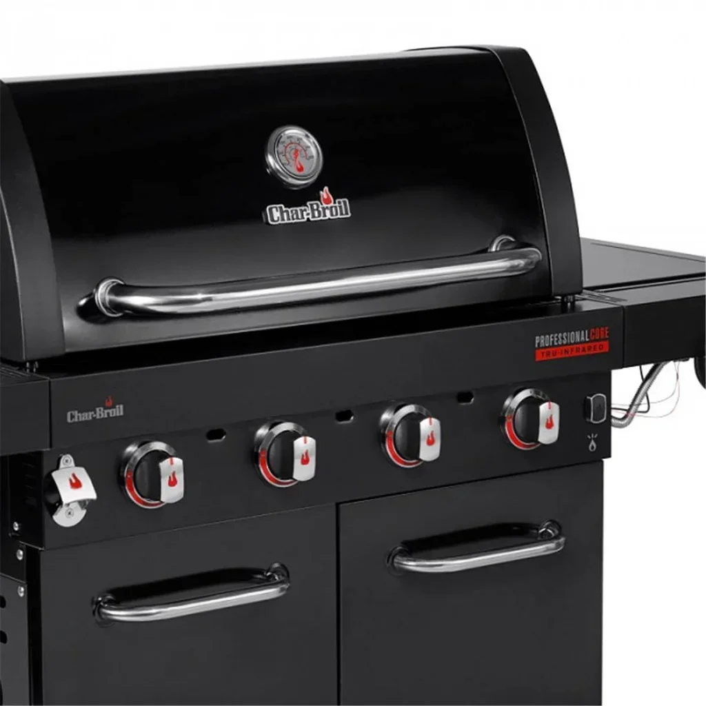 Barbacoa de Gas Char-Broil Professional CORE B4 Acero Inoxidable 4 Quemadores TRU-INFRARED
