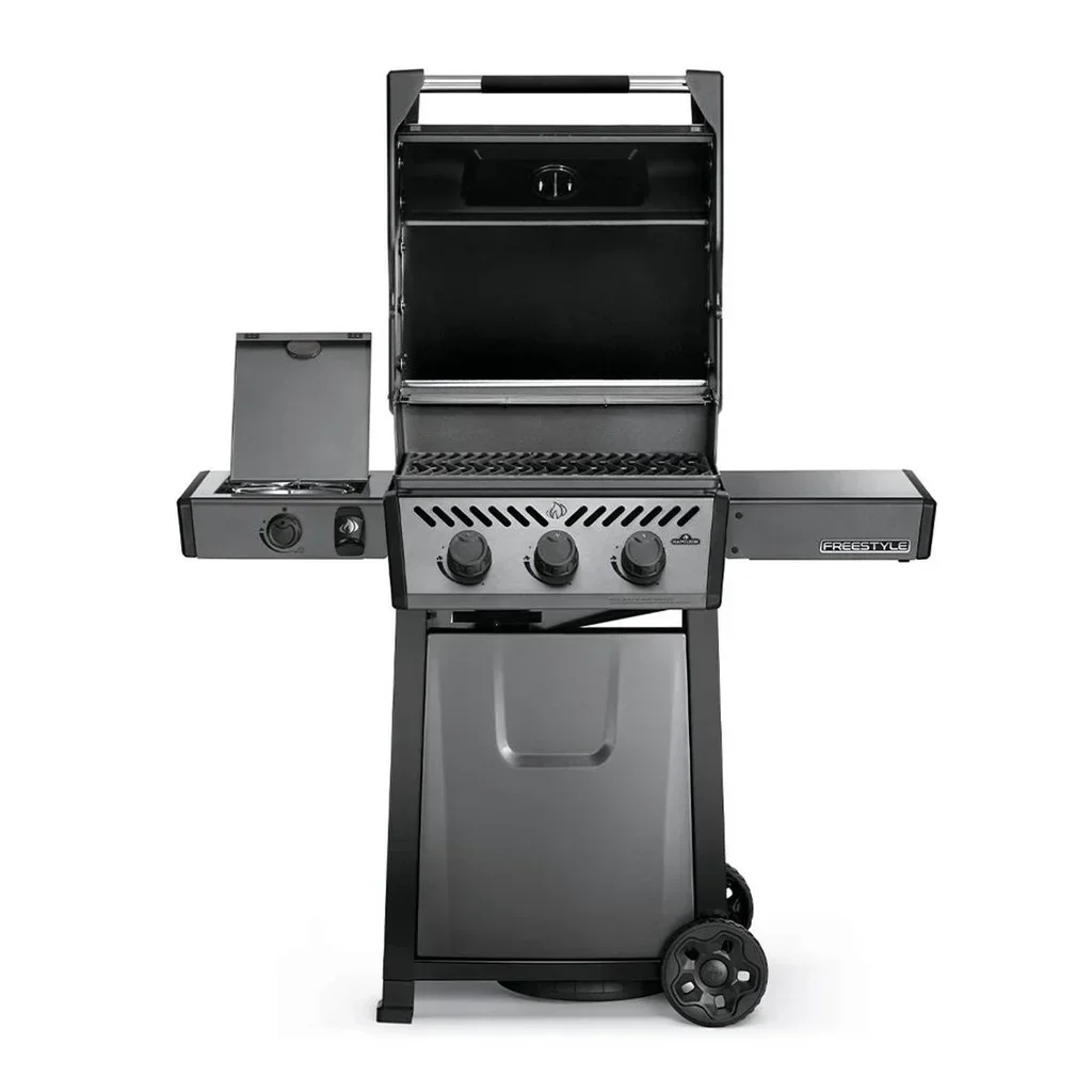 Barbecue a gas Napoleon Freestyle 365 3 bruciatori acciaio inox fornello integrato