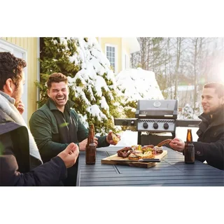 Barbecue a gas Napoleon Freestyle 365 3 bruciatori acciaio inox fornello integrato