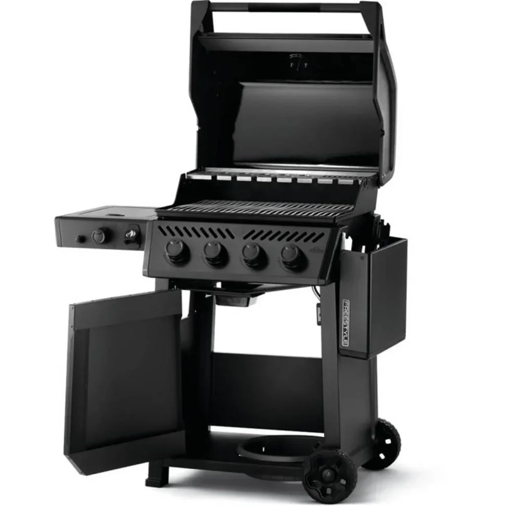 Barbacoa Gas Napoleon Phantom Freestyle PRO 425 Negro Mate 4 Quemadores Zona Sizzle