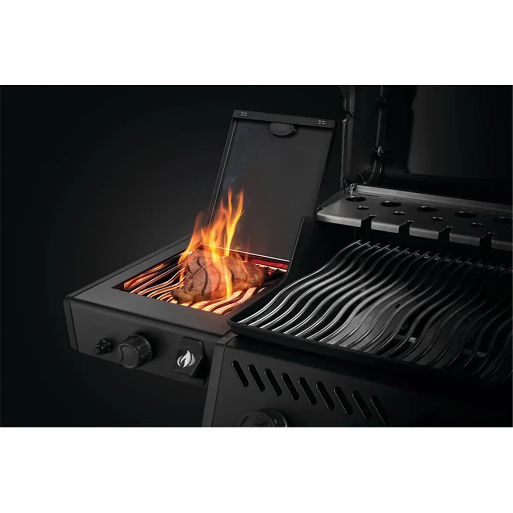 Barbacoa Gas Napoleon Phantom Freestyle PRO 425 Negro Mate 4 Quemadores Zona Sizzle