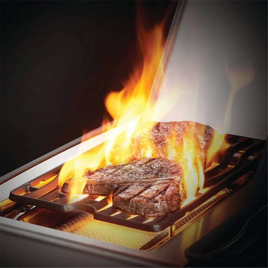 Barbacoa Gas Napoleon Phantom Rogue SE 425 Negro 3 Quemadores Acero Inoxidable