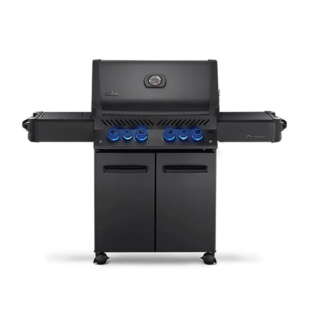 Barbacoa de Gas Napoleon Prestige 500 Phantom Negro – Edición Limitada