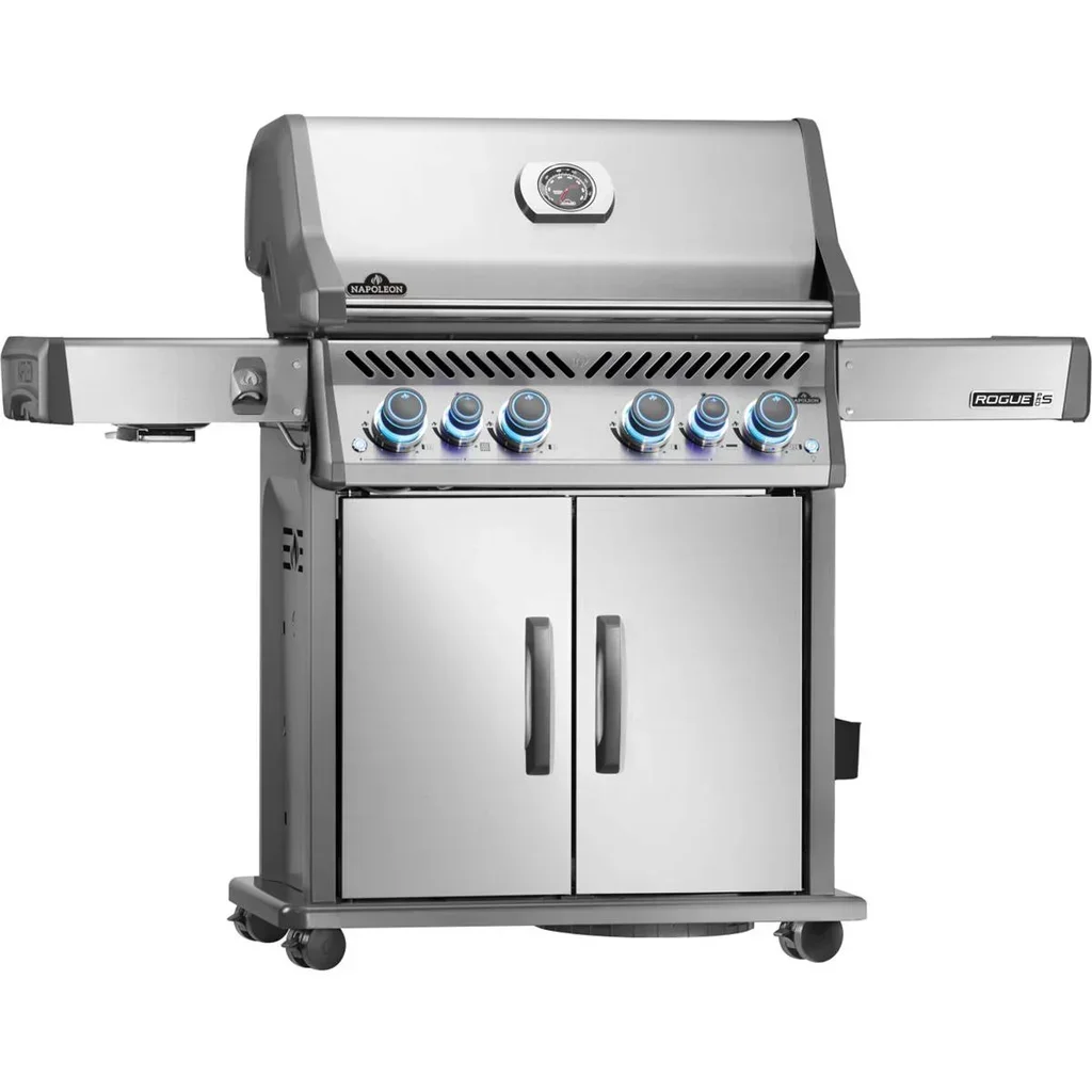 Barbacoa Gas Napoleon Rogue PRO-S 525 RSIB Acero Inoxidable 5 Quemadores con Asador